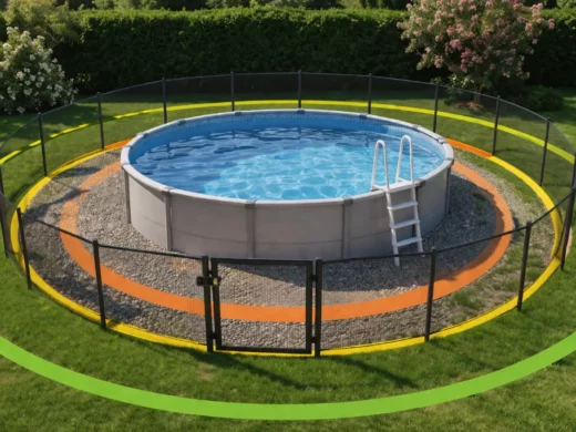 Piscine hors sol : la méthode des 3 cercles pour la sécuriser vraiment