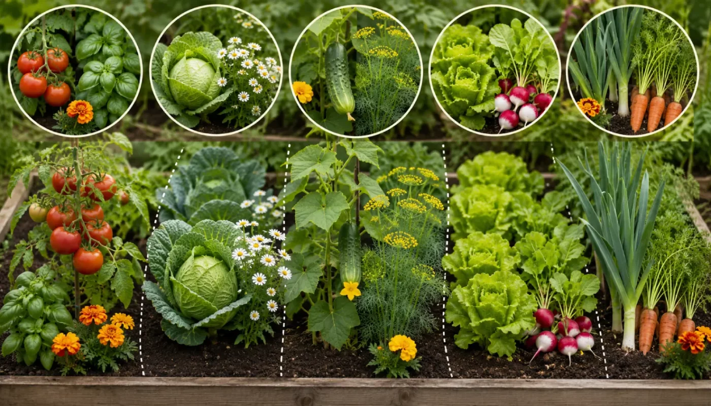 Les associations de bases au potager, voici les principales à connaitre