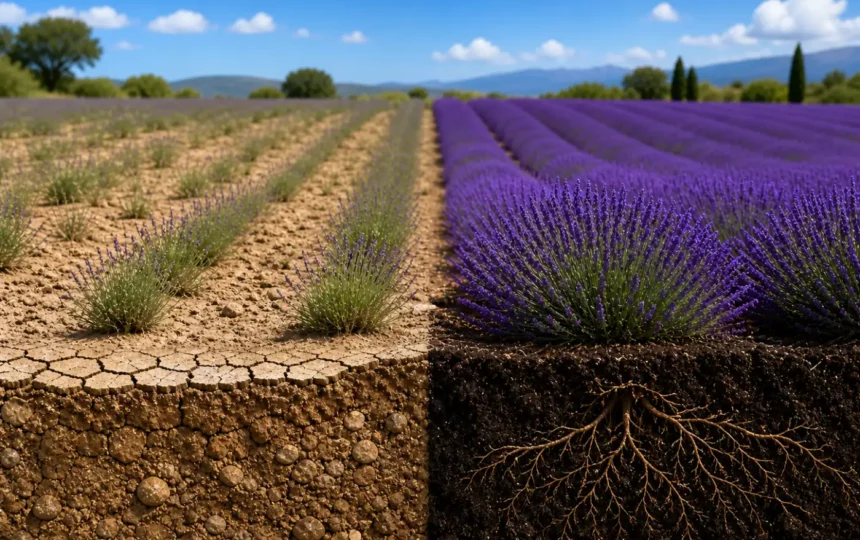 Lavande en juillet : ce que l&rsquo;état de votre sol en mai décide à votre place