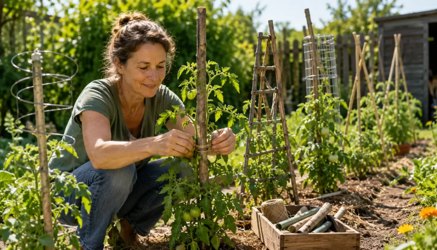 Tuteurs à tomates DIY : 5 idées récup à fabriquer avec ce que vous avez déjà