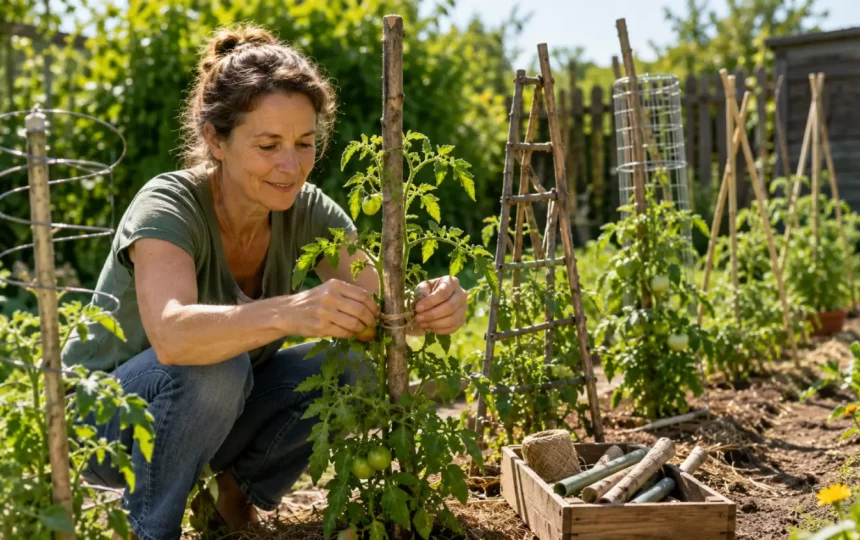 Tuteurs à tomates DIY : 5 idées récup à fabriquer avec ce que vous avez déjà