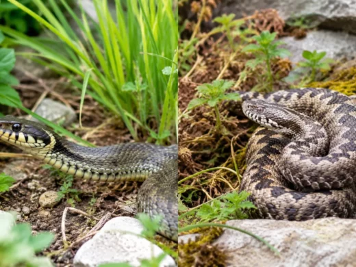 Serpent au jardin : lire les bons indices pour savoir si c’est une couleuvre ou une vipère (et agir juste)