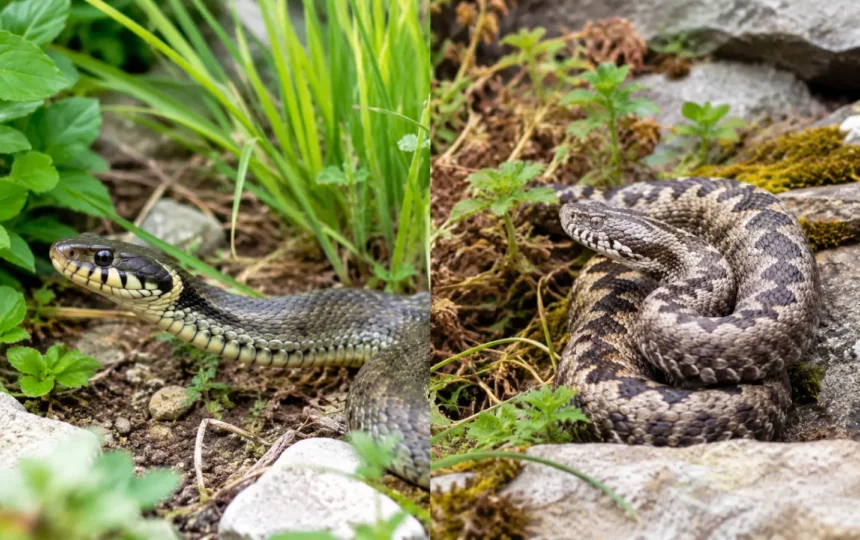 Serpent au jardin : lire les bons indices pour savoir si c&rsquo;est une couleuvre ou une vipère (et agir juste)