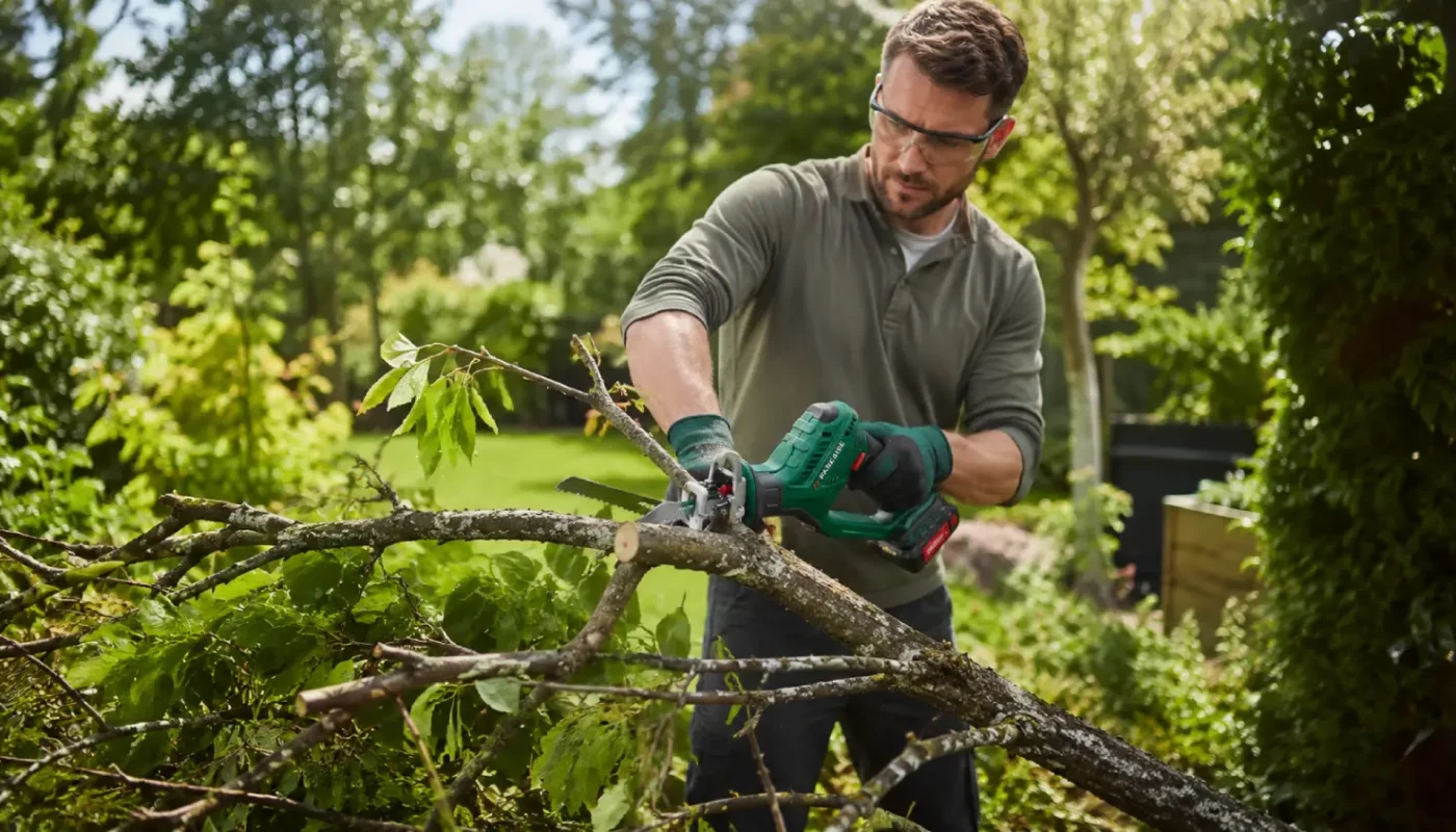 Parkside PASA 20-Li D3 : la scie-sabre sans fil à 19,99 € qui remplace la tronçonneuse pour 80 % des travaux de taille
