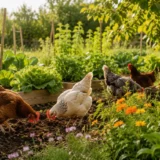 Poules, compost et potager : le trio gagnant pour un jardin naturel