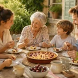 Le clafoutis aux fruits du jardin qui sent bon les vacances d&rsquo;été