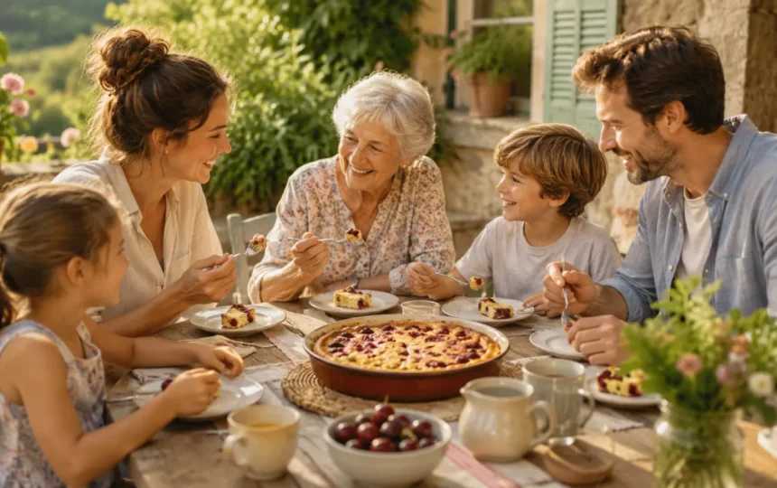 Le clafoutis aux fruits du jardin qui sent bon les vacances d&rsquo;été