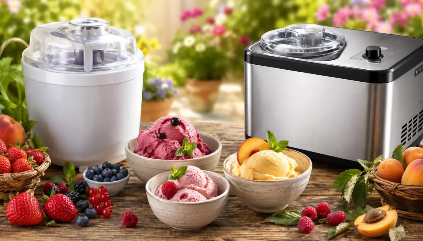 Fraises, abricots, framboises… quelle machine choisir pour transformer les fruits du jardin en glaces maison ?