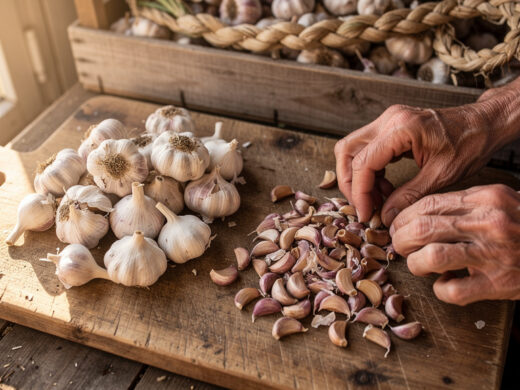 Caïeux d’ail : lesquels garder pour planter, lesquels filer en cuisine ?