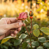 Fleurs fanées de rosier en fin d&rsquo;été : le geste à garder, celui à arrêter