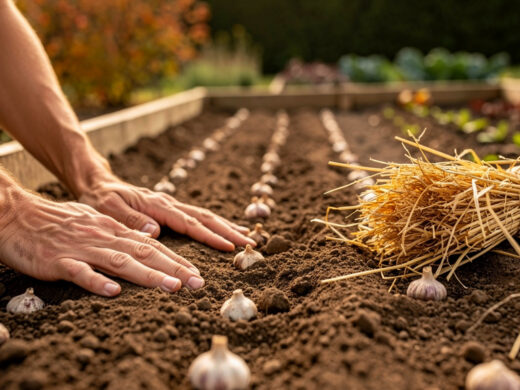 Pailler l&rsquo;ail dès la plantation : geste malin ou erreur en terre lourde ?