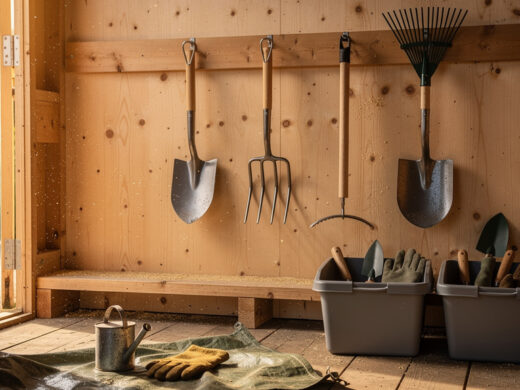 Mettre ses outils de jardin à l’abri pour l’hiver : un week-end suffit
