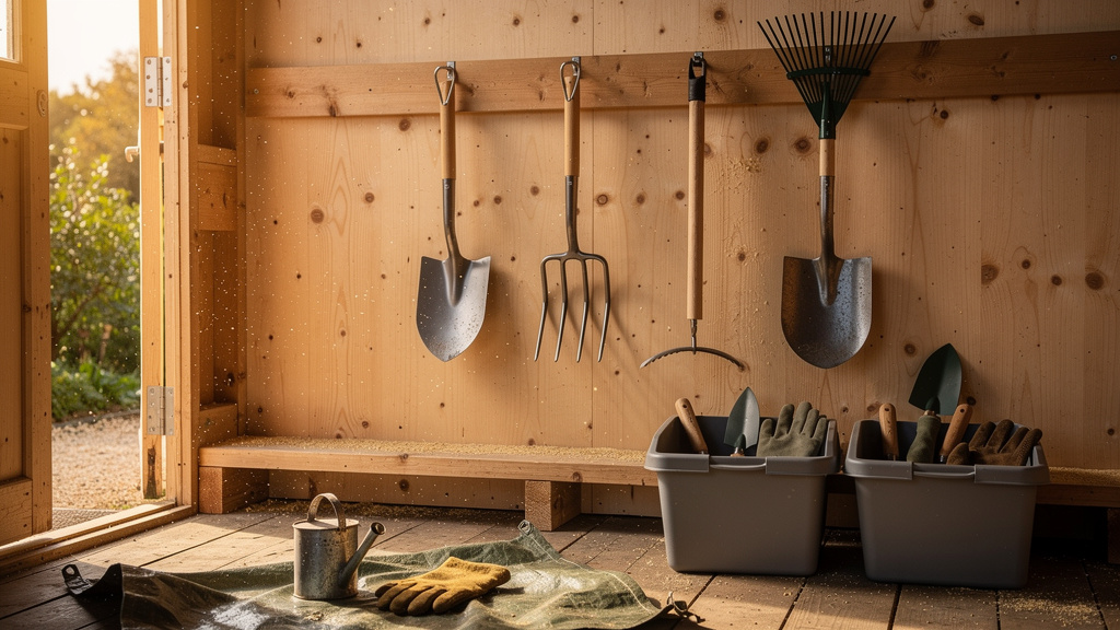 Mettre ses outils de jardin à l&rsquo;abri pour l&rsquo;hiver : un week-end suffit
