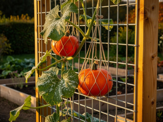 Un support à courges qui tient vraiment : trois matériaux, un week-end