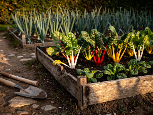 Une bordure de potager qui tient des années, sans béton ni plastique neuf