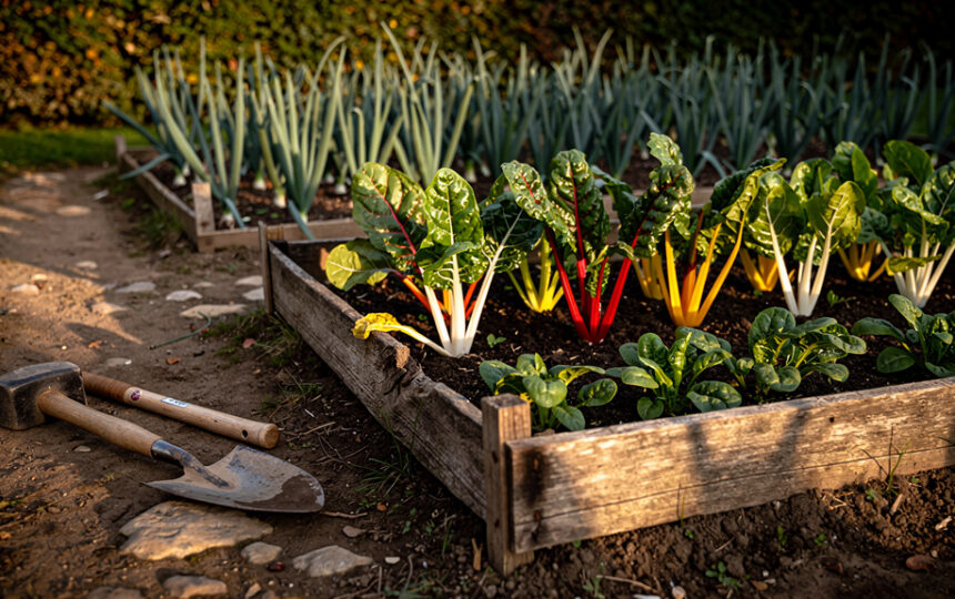 Une bordure de potager qui tient des années, sans béton ni plastique neuf
