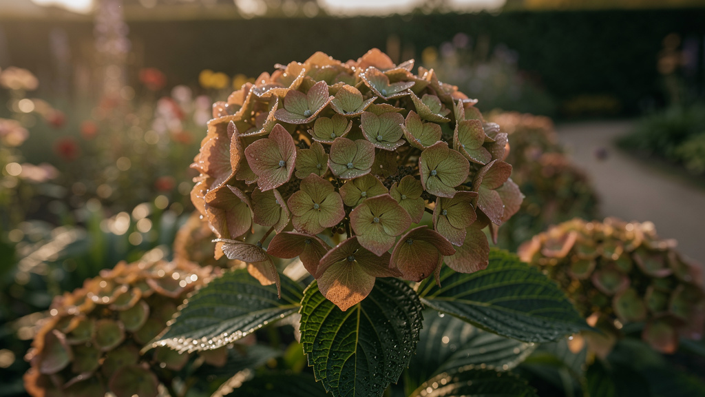 Hortensias fanés : attendre, c&rsquo;est protéger les fleurs de l&rsquo;an prochain