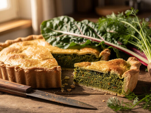 Tarte aux feuilles du potager : une base qui s’adapte à la cagette du jour