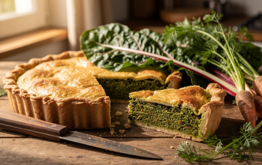 Tarte aux feuilles du potager : une base qui s&rsquo;adapte à la cagette du jour