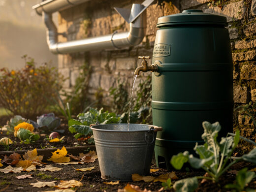 Récupérateur d&rsquo;eau : l&rsquo;heure à passer dessus avant les gelées