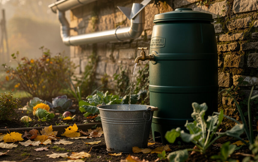 Récupérateur d&rsquo;eau : l&rsquo;heure à passer dessus avant les gelées