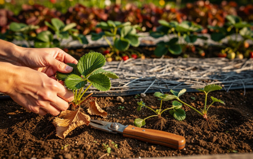 Fraisiers en automne : ce qui compte vraiment avant l&rsquo;hiver